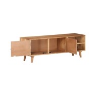 Meuble TV 115x30x39 cm Bois d'acacia massif