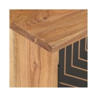 Meuble TV 115x30x39 cm Bois d'acacia massif
