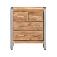 Buffet 60x35x70 cm Bois de manguier brut