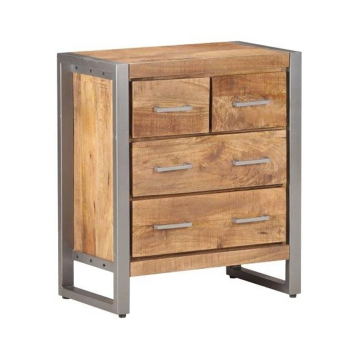 Buffet 60x35x70 cm Bois de manguier brut