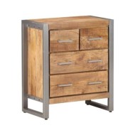Buffet 60x35x70 cm Bois de manguier brut