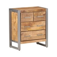 Buffet 60x35x70 cm Bois de manguier brut