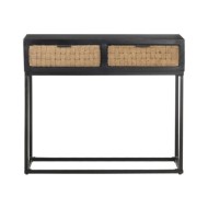 Table console 90x35x76 cm Bois de manguier massif