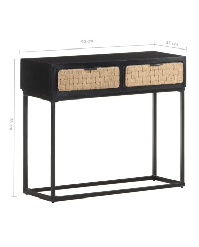 Table console 90x35x76 cm Bois de manguier massif