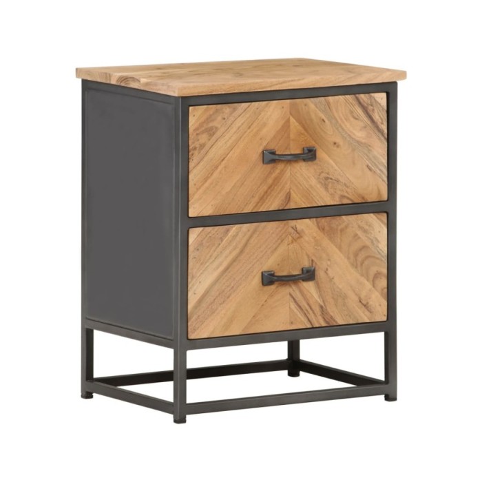 Table de chevet 40x30x50 cm Bois d'acacia massif