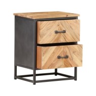 Table de chevet 40x30x50 cm Bois d'acacia massif
