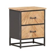 Table de chevet 40x30x50 cm Bois d'acacia massif