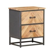 Table de chevet 40x30x50 cm Bois d'acacia massif