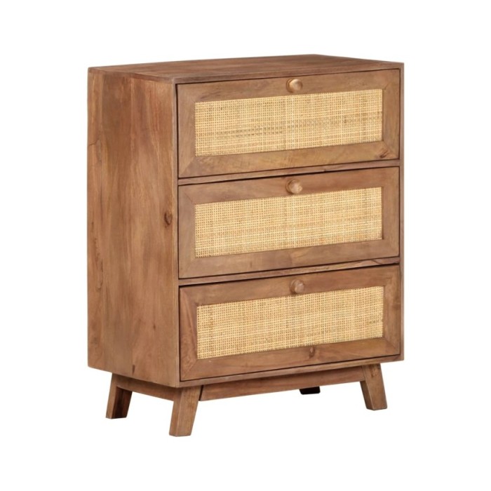 Buffet 61x35x76 cm Bois de manguier massif
