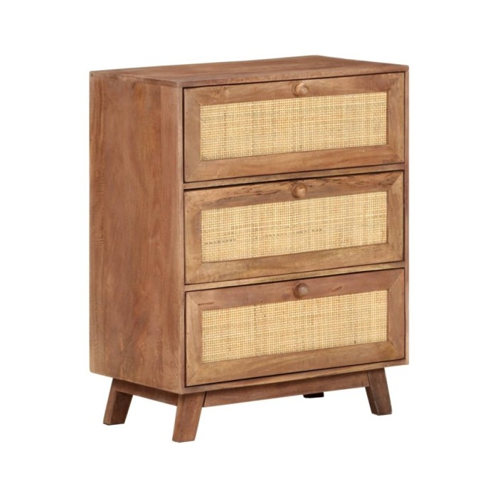 Buffet 61x35x76 cm Bois de manguier massif