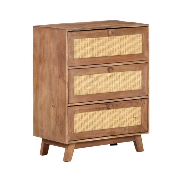 Buffet 61x35x76 cm Bois de manguier massif