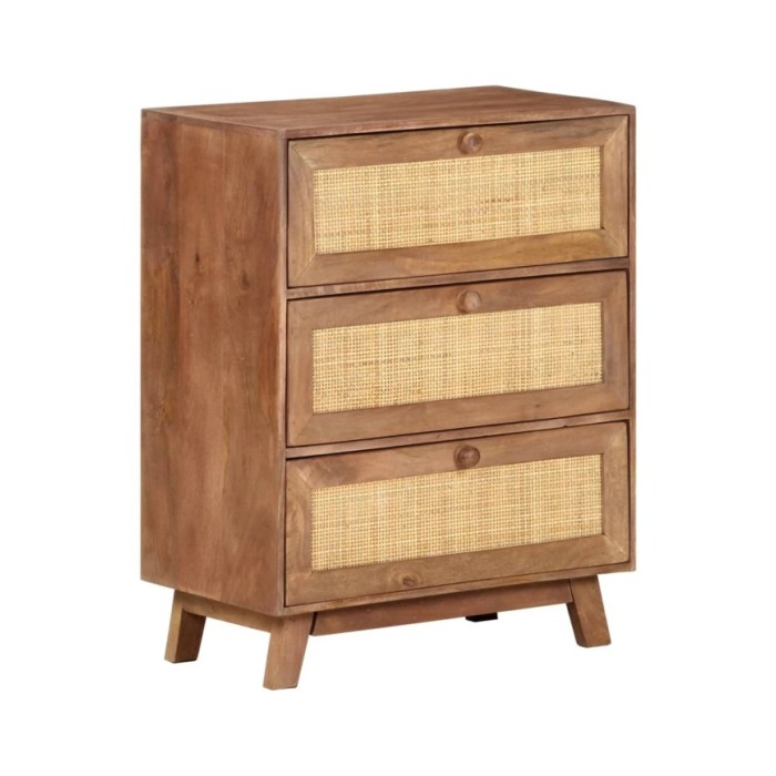 Buffet 61x35x76 cm Bois de manguier massif
