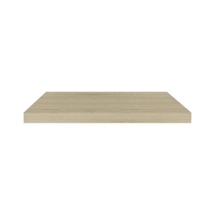Étagères murales flottantes 2 pcs Chêne 60x23,5x3,8 cm MDF