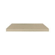 Étagères murales flottantes 2 pcs Chêne 60x23,5x3,8 cm MDF