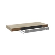 Étagères murales flottantes 2 pcs Chêne 60x23,5x3,8 cm MDF