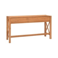 Bureau avec 2 tiroirs 140x40x75 cm Bois de teck recyclé