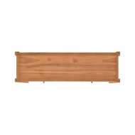 Bureau avec 2 tiroirs 140x40x75 cm Bois de teck recyclé