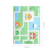Tapis imprimé Multicolore 160x230 cm Tissu