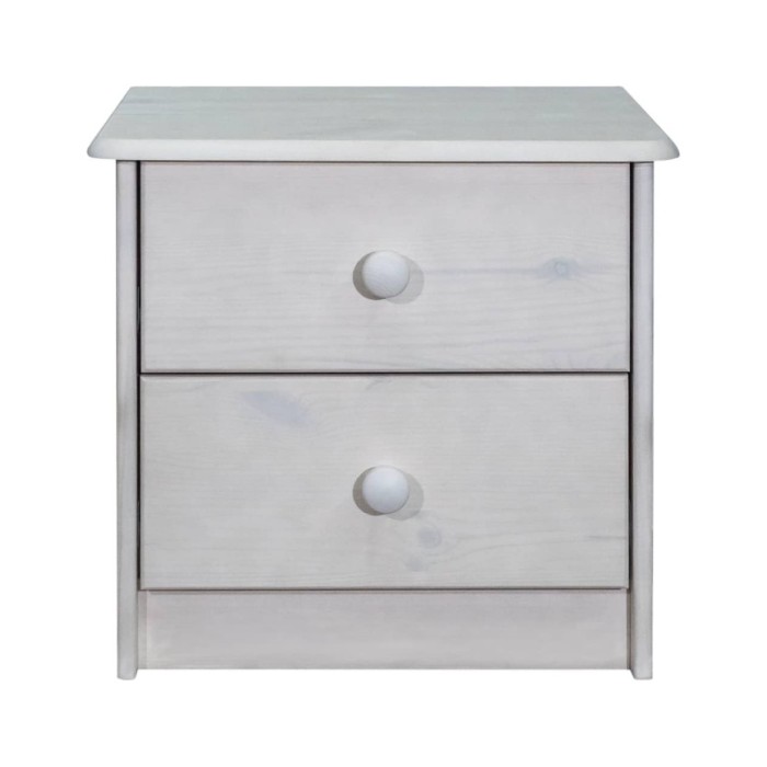 Table de chevet 43x34x40 cm Bois de pin solide