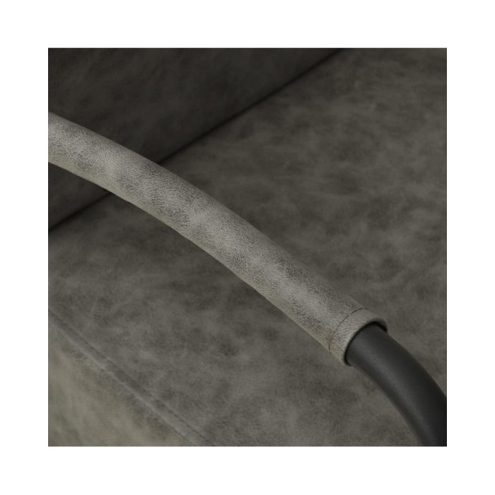 Fauteuil Gris Similicuir