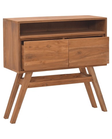 Table console 80x30x80 cm Bois de teck solide