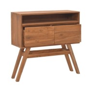 Table console 80x30x80 cm Bois de teck solide