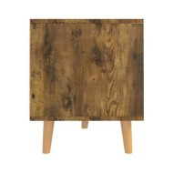 Meuble TV Chêne fumé 90x40x48,5 cm Aggloméré