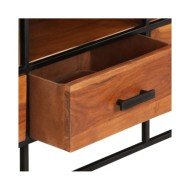 Meuble TV 110x30x45 cm Bois d'acacia massif