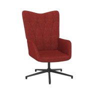 Chaise de relaxation Rouge bordeaux Tissu