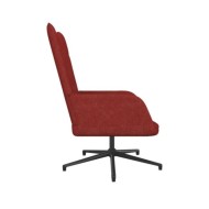 Chaise de relaxation Rouge bordeaux Tissu