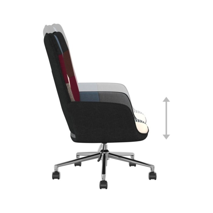 Chaise de relaxation Patchwork Tissu