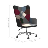 Chaise de relaxation Patchwork Tissu