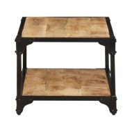 Table basse 90x45x35 cm Bois de manguier massif brut