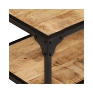 Table basse 90x45x35 cm Bois de manguier massif brut