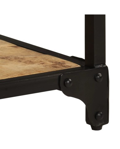 Table basse 90x45x35 cm Bois de manguier massif brut