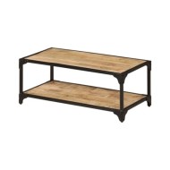 Table basse 90x45x35 cm Bois de manguier massif brut