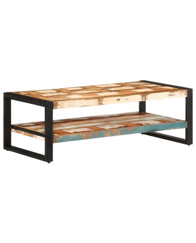 Table basse 120x60x40 cm Bois de récupération solide