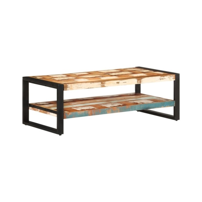 Table basse 120x60x40 cm Bois de récupération solide