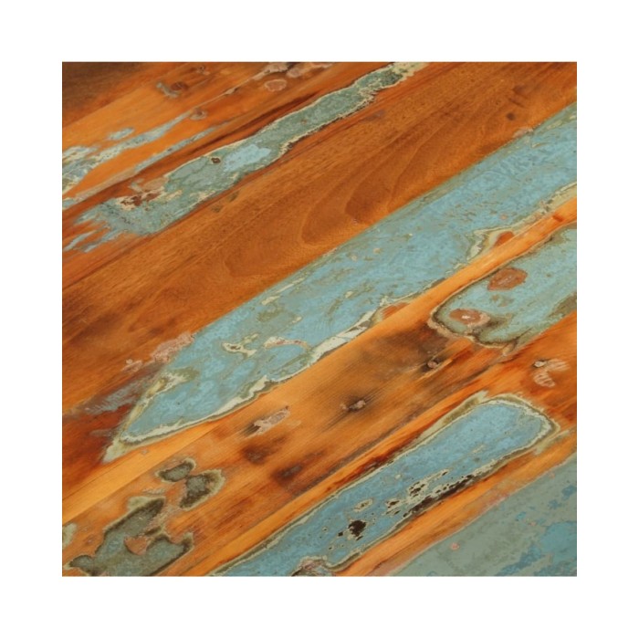 Table basse 68x68x35 cm Bois de récupération massif