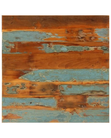 Table basse 68x68x35 cm Bois de récupération massif