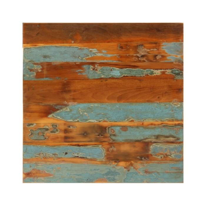 Table basse 68x68x35 cm Bois de récupération massif