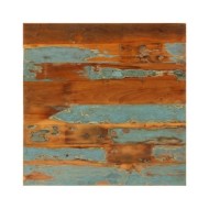 Table basse 68x68x35 cm Bois de récupération massif