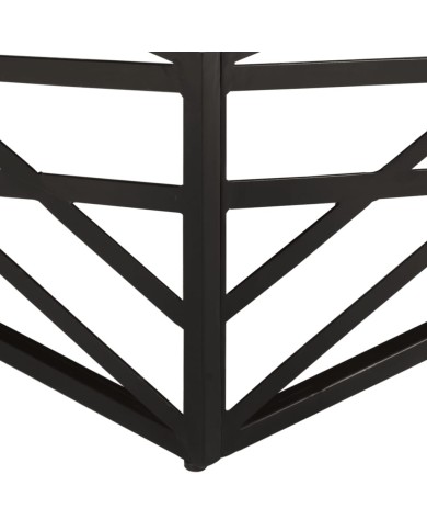 Table basse 68x68x35 cm Bois de récupération massif