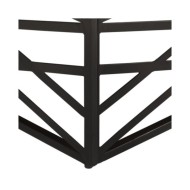 Table basse 68x68x35 cm Bois de récupération massif