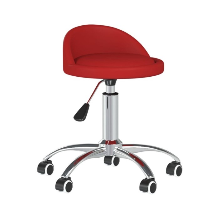 Chaises de salle à manger pivotantes 2 pcs Bordeaux Similicuir