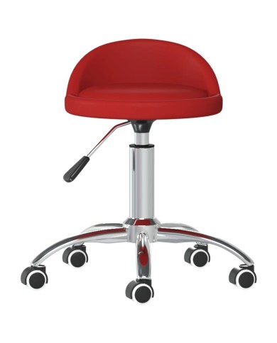 Chaises de salle à manger pivotantes 2 pcs Bordeaux Similicuir