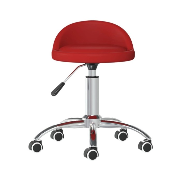 Chaises de salle à manger pivotantes 2 pcs Bordeaux Similicuir
