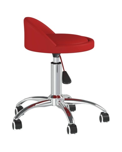 Chaises de salle à manger pivotantes 2 pcs Bordeaux Similicuir