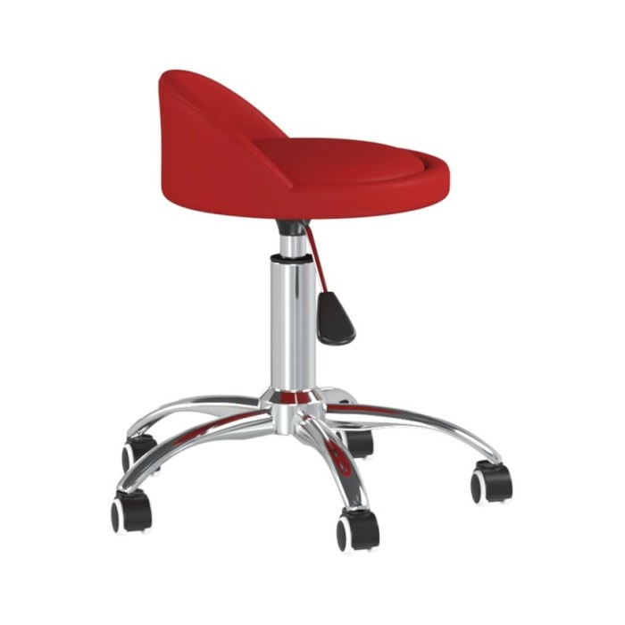 Chaises de salle à manger pivotantes 2 pcs Bordeaux Similicuir