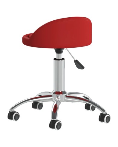 Chaises de salle à manger pivotantes 2 pcs Bordeaux Similicuir